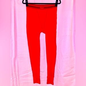 SKIMS new w/ tags Red Black Legging Cotton Rib Pant Highwaist Kardashian Medium